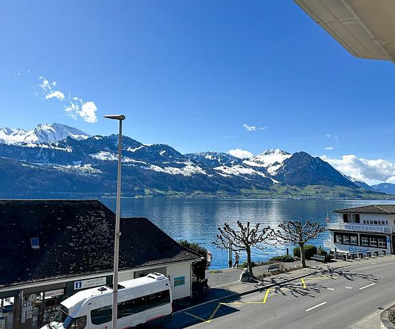Seehotel Riviera at Lake Lucerne Canton of Schwyz Gersau Land View from Property