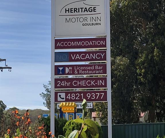 Heritage Motor Inn Goulburn New South Wales Goulburn Facade