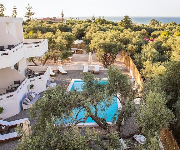 Kanso Rooms Crete Island Chania Aerial View