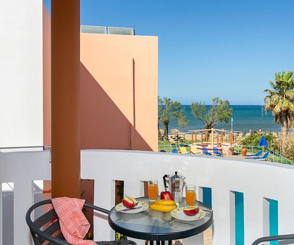 Eden Beach Hotel Crete Island Chania Exterior Detail