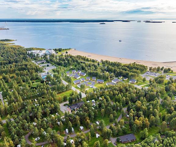 Nallikari Holiday Village Cottages Oulu Oulu Aerial View