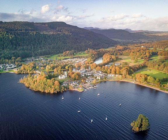 Mains of Taymouth Country Estate Scotland Aberfeldy Aerial View