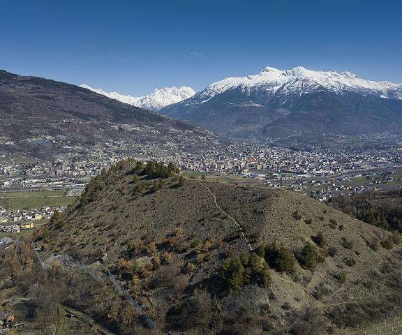 La Moraine Enchantée Valle d'Aosta Gressan View from Property