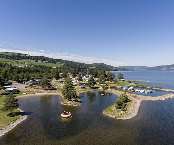 Sveastranda Camping Oppland (county) Gjovik Aerial View