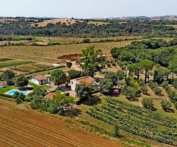 Agriturismo I Profumi dell'Orto Tuscany Campagnatico Aerial View