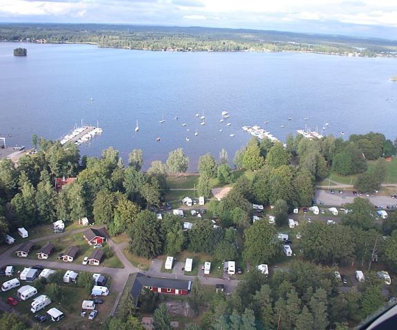Evedals Camping Kronoberg County Vaxjo Aerial View