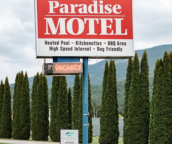 Paradise Motel British Columbia Sicamous Exterior Detail