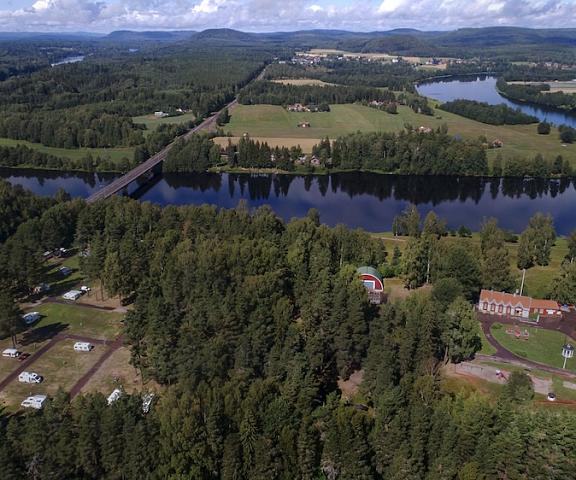 First Camp Mellsta-Borlänge Dalarna County Borlange Aerial View