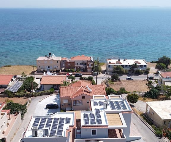 Chios Shallow Sea North Aegean Islands Chios Aerial View