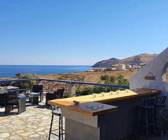 Stella Beach Hotel Crete Island Mylopotamos Terrace