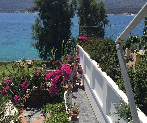 Roditses Beach sea front Apartments North Aegean Islands Samos Entrance