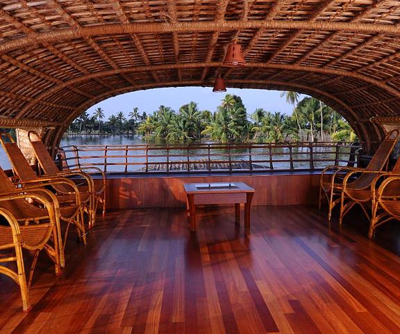 Xandari Rivescapes Houseboats Kerala Alleppey balcony/terrace