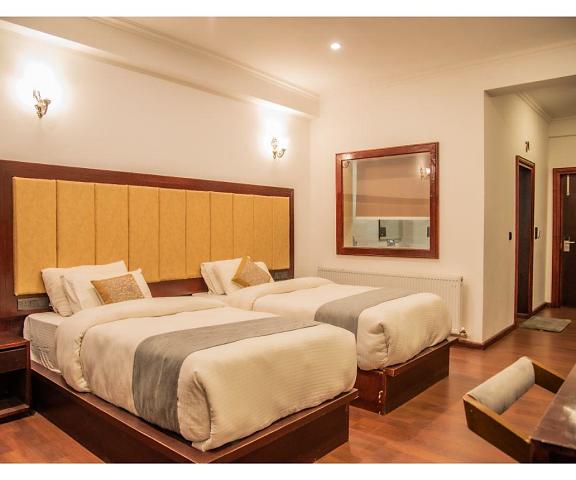 Hotel zomday Jammu and Kashmir Leh bed