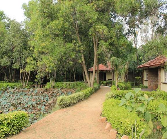 Tiger Trails Resort Madhya Pradesh Bandhavgarh garden