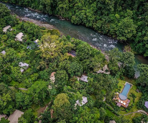 Pacuare Lodge by Böëna. Limon Siquirres Aerial View