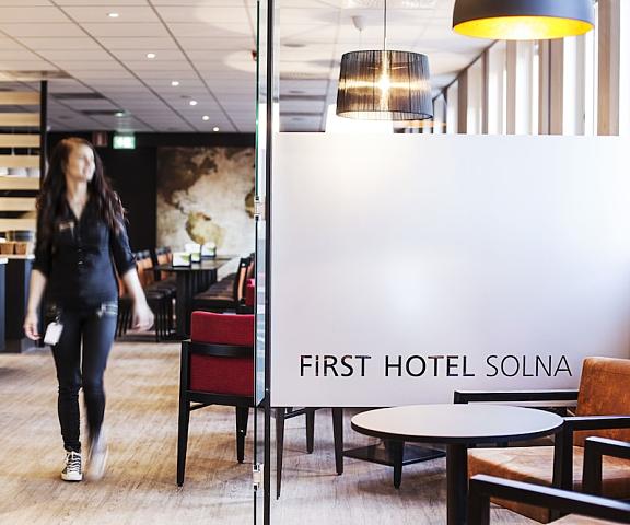 First Hotel Solna Stockholm County Solna Lobby
