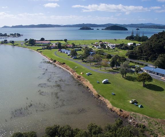 Waitangi Holiday Park Northland Paihia Aerial View