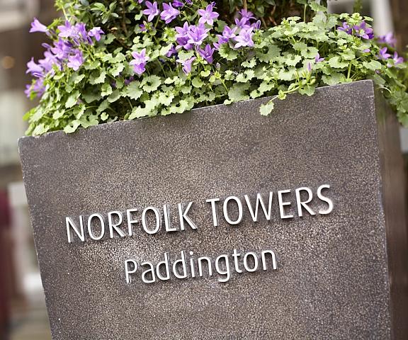 Norfolk Towers Paddington Hotel England London Facade