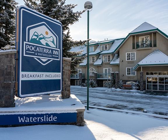 Pocaterra Inn and Waterslide Alberta Canmore Entrance
