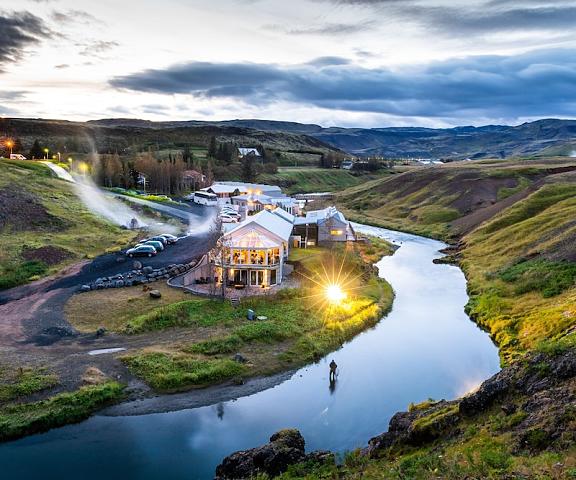 Frost and Fire Boutique Hotel South Iceland Hveragerdi Aerial View